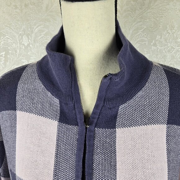 Southern Proper Size L/XL (8-14) Perry Cape in Cloud Pink and Grisaille Plaid - Picture 2 of 12